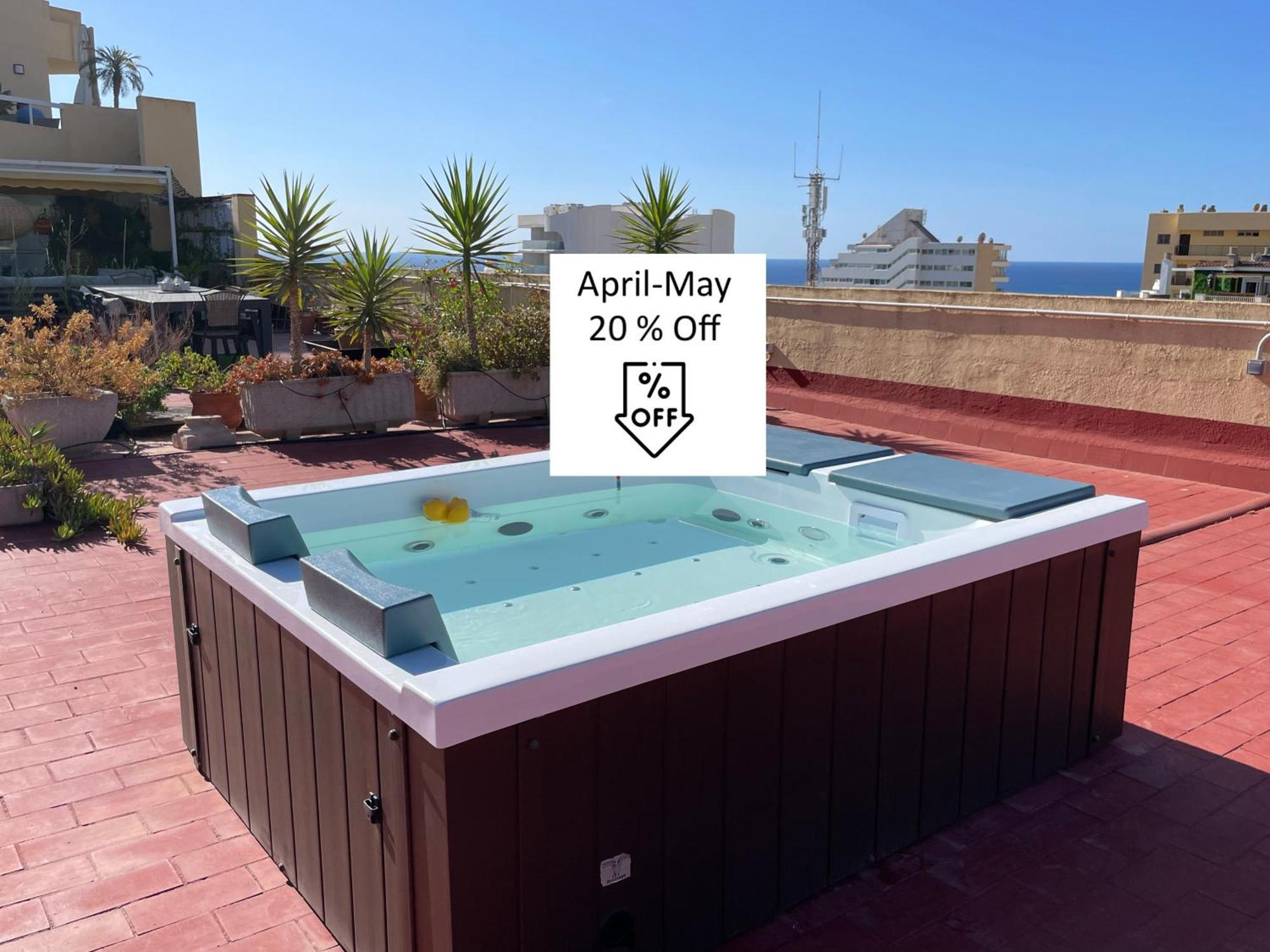550 M2 Luxury Penthouse - Jacuzzi, Golf & Beach Benalmádena Exterior foto